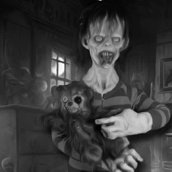 The Horror Dome Robbie Rotten Poster -The Horror Dome Store RobbieRottenBlackandWhite3HiRes Copy clipped rev 1