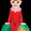 Morris Airblown Elf On Present 1 Morris Airblown Elf On Present -The Horror Dome Store airblown elf on present 29123600351280