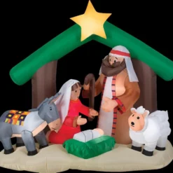 Morris Airblown Holy Family Nativity Large Inflatable Scene