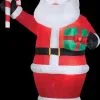 Morris Airblown Santa With Gift And Candy Cane Inflatable -The Horror Dome Store airblown santa with gift and candy cane inflatable 29123603234864