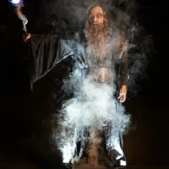 Distortions "Ancient Wizard" Halloween Animatronic -The Horror Dome Store ancient wizard halloween animatronic 31350160261168