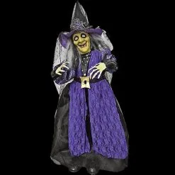 Morris Animated Standing Witch Halloween Prop