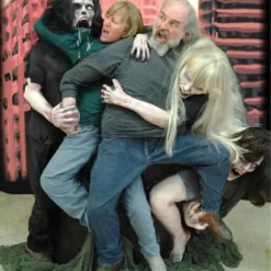 Morris "Attacking Zombie Photo Op Display" Professional Halloween Decoration