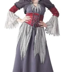 Morris "Banshee - Curly Grey Hair" Halloween Wig