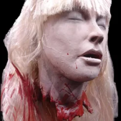 Morris "Blonde Debbie" Bloody Severed Head Halloween Prop