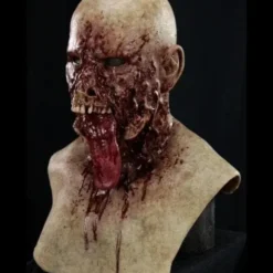 CFX "Buckshot The Zombie" Silicone Mask -The Horror Dome Store buckshot the zombie silicone halloween mask 8671347009