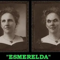 Morris "Changing Portrait - Esmerelda" Hanging Halloween Decoration