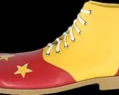 Morris "Clown Shoes - Red/Yellow" Deluxe Halloween Costume Shoes