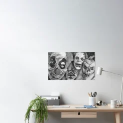 The Horror Dome Clownin Around Poster -The Horror Dome Store clownin around poster 29931445452848