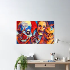 The Horror Dome Clownin Around Poster -The Horror Dome Store clownin around poster 29931445649456