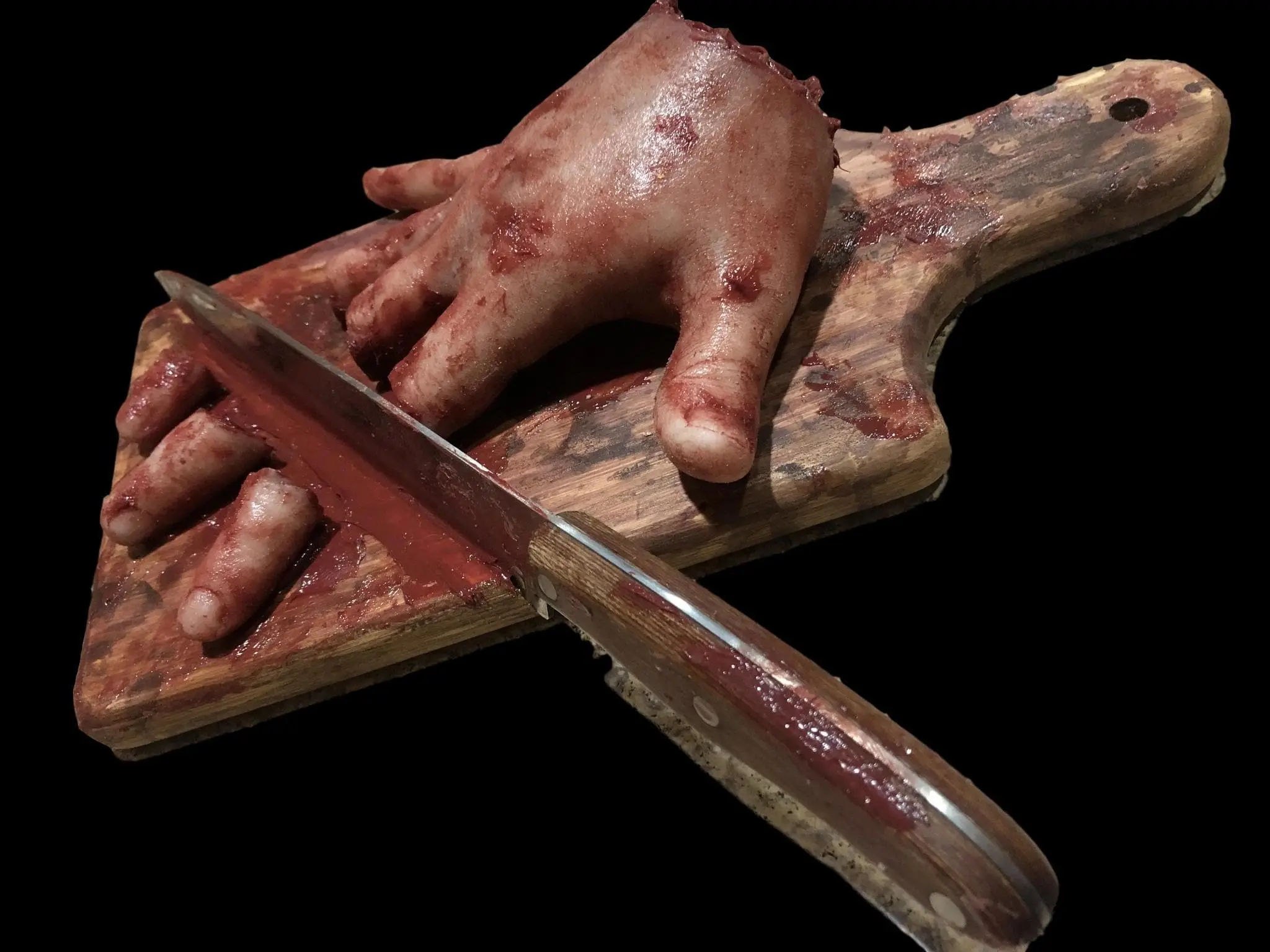 SpellBound FX And Art "Cutting Board Accident" Halloween Prop 4 SpellBound FX And Art "Cutting Board Accident" Halloween Prop - Image 2