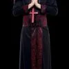 Morris "Demon / Dark Priest" Robe 1 Morris "Demon / Dark Priest" Robe -The Horror Dome Store demon dark priest halloween costume robe 28755534118960