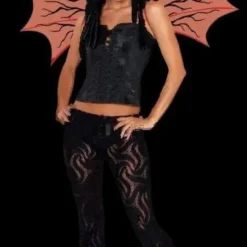 Morris "Demonette - Red W/Veins" Halloween Costume Wings