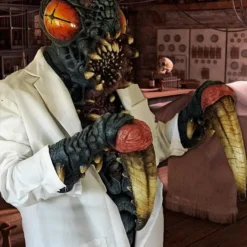 The Horror Dome "Evolve Bug In Lab Coat" HD Studios Pro Costume 14 The Horror Dome "Evolve Bug In Lab Coat" HD Studios Pro Costume -The Horror Dome Store evolve bug in lab coat hd studios pro halloween costume 2092577652769