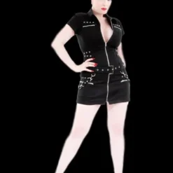 The Horror Dome "Gothic Asylum Mini Dress" HD Hollywood Costume 8 The Horror Dome "Gothic Asylum Mini Dress" HD Hollywood Costume -The Horror Dome Store gothic asylum mini dress hd studios hollywood halloween costume 14209648558128