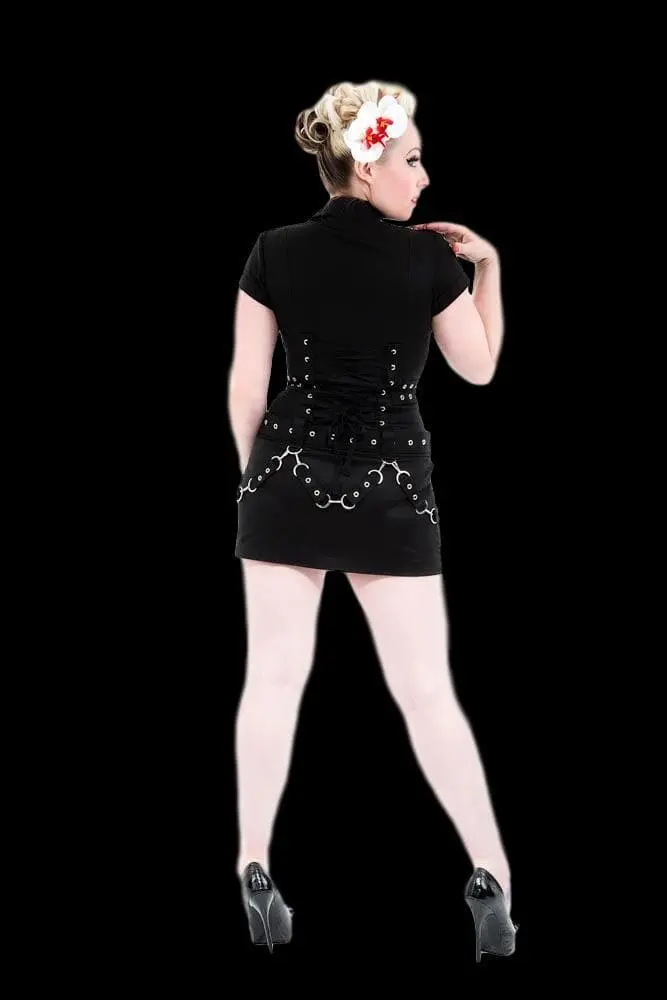 The Horror Dome "Gothic Asylum Mini Dress" HD Hollywood Costume 6 The Horror Dome "Gothic Asylum Mini Dress" HD Hollywood Costume - Image 4