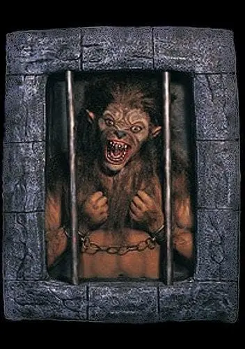 Morris "Gothic Werewolf Wall-Breaker" 3D Hanging Halloween Decoration 3 Morris "Gothic Werewolf Wall-Breaker" 3D Hanging Halloween Decoration