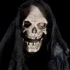 Zagone "Grim Reaper" Moving Mouth Mask -The Horror Dome Store grim reaper moving mouth halloween mask 14144889552944