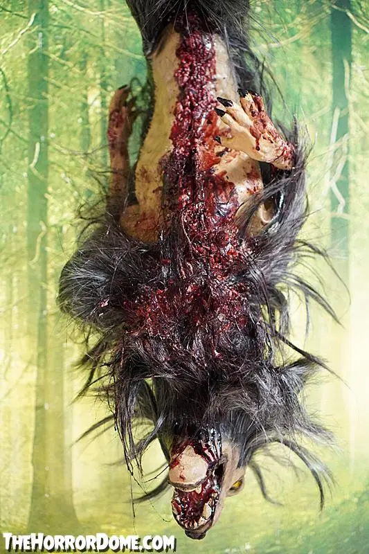 The Horror Dome Gutted Baby Werewolf Hanging Prop 5 The Horror Dome Gutted Baby Werewolf Hanging Prop - Image 3