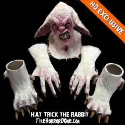 The Horror Dome "Hat Trick The Evil Rabbit" HD Studios Pro Costume -The Horror Dome Store hat trick the evil rabbit hd studios pro halloween costume 28669906583600