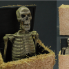 DC PROPS "Hay Bale Popper" Skeleton Halloween Animatronic