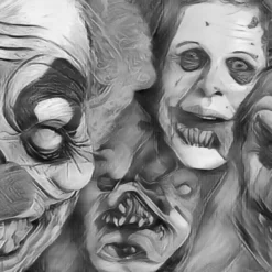 The Horror Dome Horror Faces Poster -The Horror Dome Store horror faces poster 29931580882992 scaled