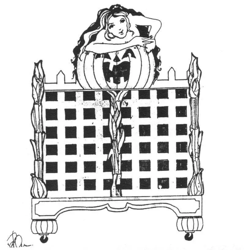 Morris "Jack O Lantern Girl" Halloween Illusion Plans 3 Morris "Jack O Lantern Girl" Halloween Illusion Plans