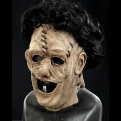 CFX "Leather Hood" Silicone Mask -The Horror Dome Store leather hood silicone halloween mask with hair 20360382721