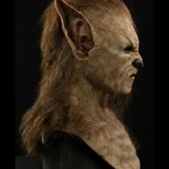 CFX "Lupus The Wolfman" Silicone Mask -The Horror Dome Store lupus the wolfman silicone halloween mask with hair 20360317505