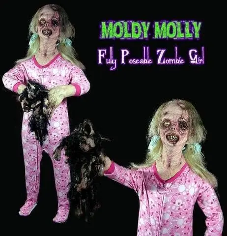The Horror Dome "Moldy Molly And Rotten Robbie" Zombie Halloween Props - Combo Package Deal 4 The Horror Dome "Moldy Molly And Rotten Robbie" Zombie Halloween Props - Combo Package Deal - Image 2