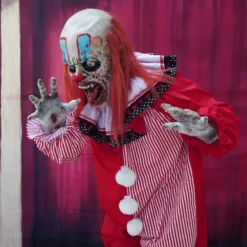 The Horror Dome "Movie Clown Suit In Red" Costume -The Horror Dome Store movie clown suit halloween costume 28432173400112 scaled