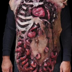 The Horror Dome Movie Quality Gutted Zombie Chest" Halloween Costume Accessory