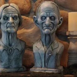 The Horror Dome "Madam And Master Macy Ghostly Manor Busts" HD Exclusive Halloween Decoration -The Horror Dome Store new for 2022 madam and master macy ghostly manor busts halloween decoration 29559822123056