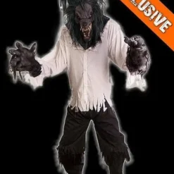 The Horror Dome "Night Rage" HD Studios Costume -The Horror Dome Store night rage werewolf hd studios night terror halloween costume 28731870216240