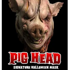 The Horror Dome "Pig Head" HD Studios Pro Mask -The Horror Dome Store pig head hd studios pro halloween mask 28733193519152
