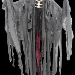Morris "Reaper With Moving Eyes" Hanging Halloween Decoration - 60 Inch