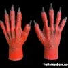 Morris Red Demon Hands" Halloween Costume Accessory -The Horror Dome Store red demon hands halloween costume accessory 30452815953968