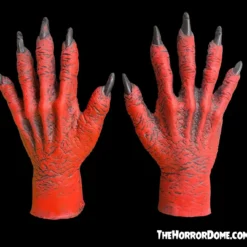 Morris Red Demon Hands" Halloween Costume Accessory