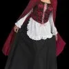 Morris "Red Riding Hood" Deluxe Costume 1 Morris "Red Riding Hood" Deluxe Costume -The Horror Dome Store red riding hood deluxe women s halloween costume 14919736393776