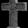 Morris RIP Cross Tombstone