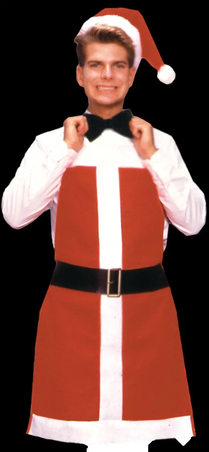 Morris "Santa Clause Bartender Apron" Christmas Costume 3 Morris "Santa Clause Bartender Apron" Christmas Costume