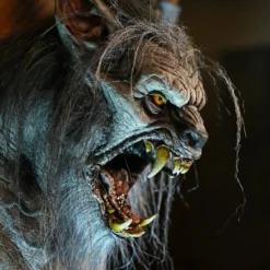 Distortions "Scare Wolf" Halloween Animatronic -The Horror Dome Store scare wolf halloween animatronic 31350131425328