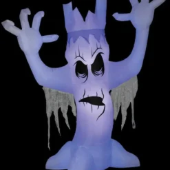 Morris "Scary Tree With Black Light Effect" Air-Blown Inflatable Halloween Decoration