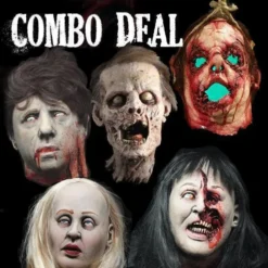 The Horror Dome "Severed Heads Halloween Props" - 5x Package Deal