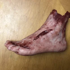 SpellBound FX And Art "Silicone Severed Left Female Foot" Body Parts Halloween Prop -The Horror Dome Store silicone severed left female foot body parts halloween prop 11943768850480