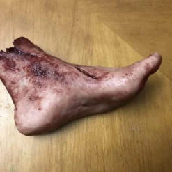 SpellBound FX And Art "Silicone Severed Left Female Foot" Body Parts Halloween Prop -The Horror Dome Store silicone severed left female foot body parts halloween prop 11943768948784