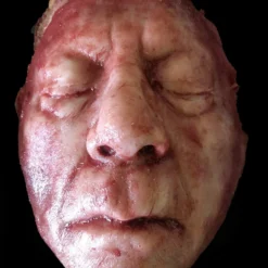 SpellBound FX And Art "Skinned Old Man Face - Silicone" Human Body Part Halloween Prop