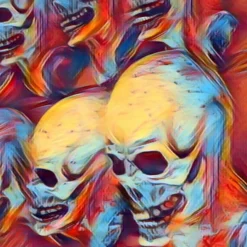 The Horror Dome Skull Poster -The Horror Dome Store skull poster 29931457118256