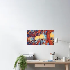 The Horror Dome Skull Poster -The Horror Dome Store skull poster 29931461967920