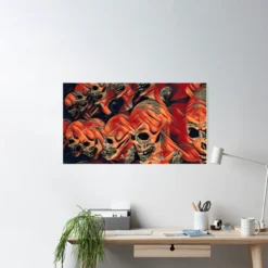 The Horror Dome Skull Poster -The Horror Dome Store skull poster 29931462164528